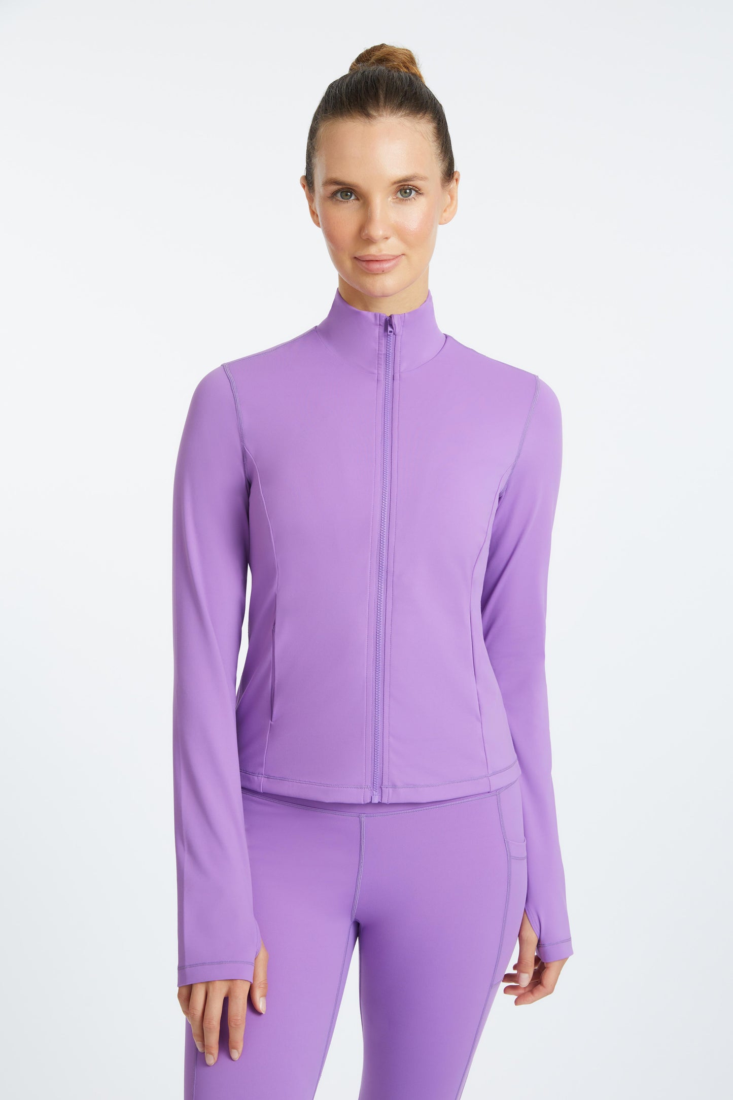 Long Sleeve Zip Front Performance Jacket Dewberry