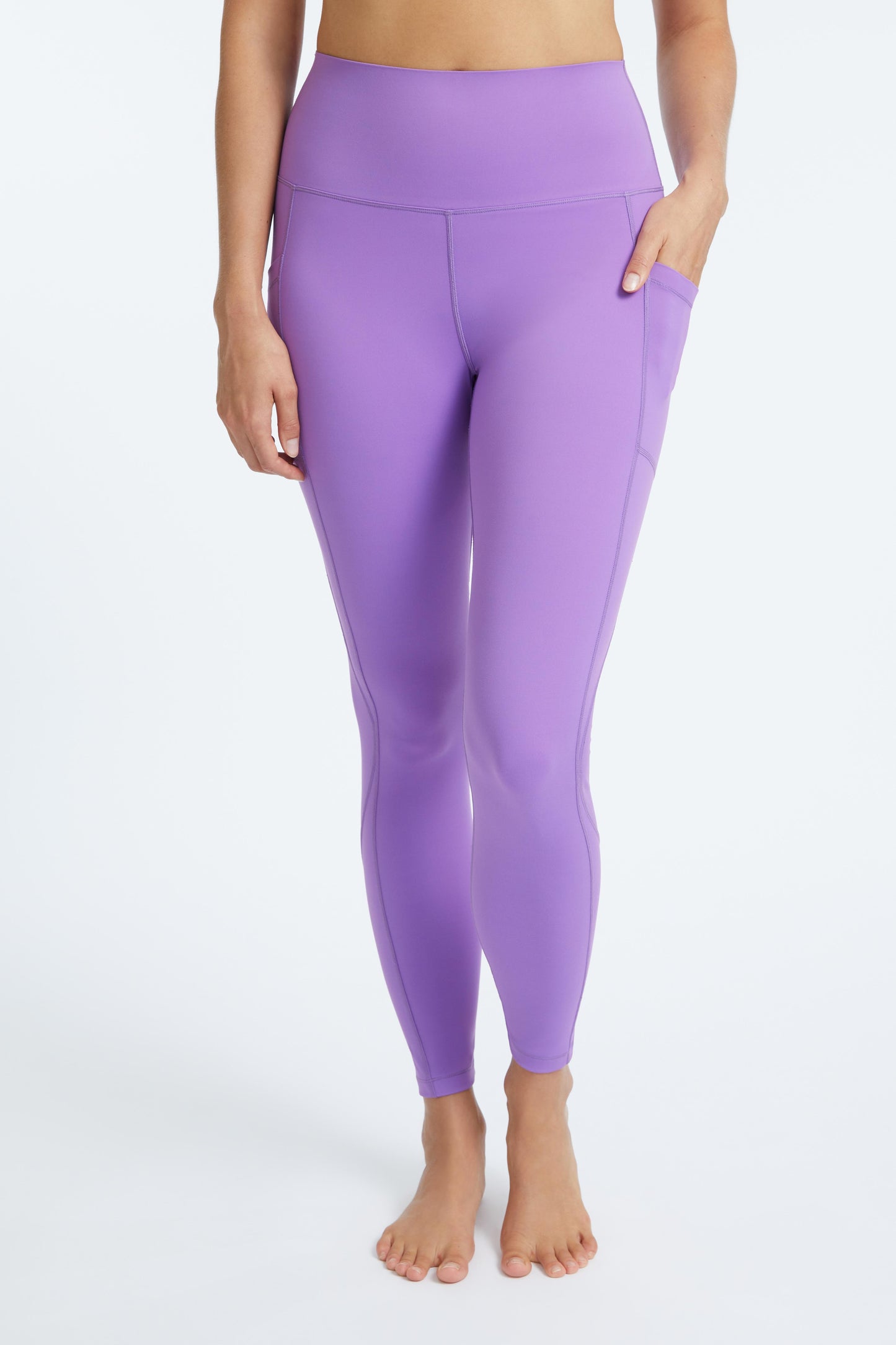 Curved Seam Side Legging Dewberry