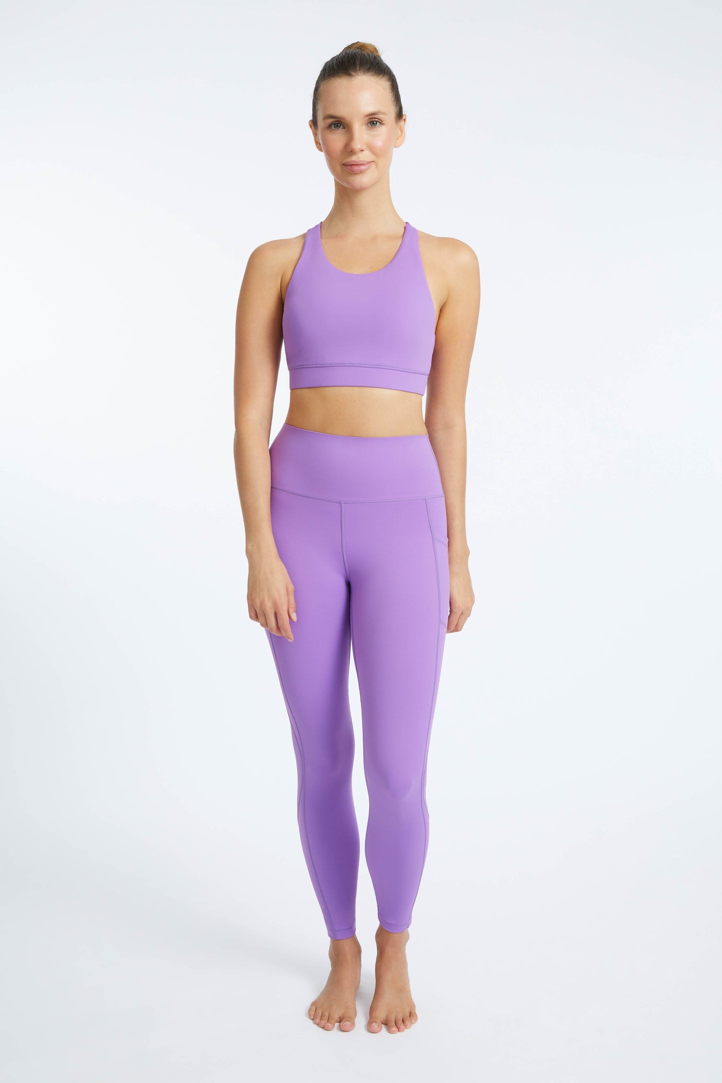 Curved Seam Side Legging Dewberry