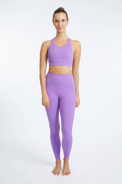 Curved Seam Side Legging Dewberry