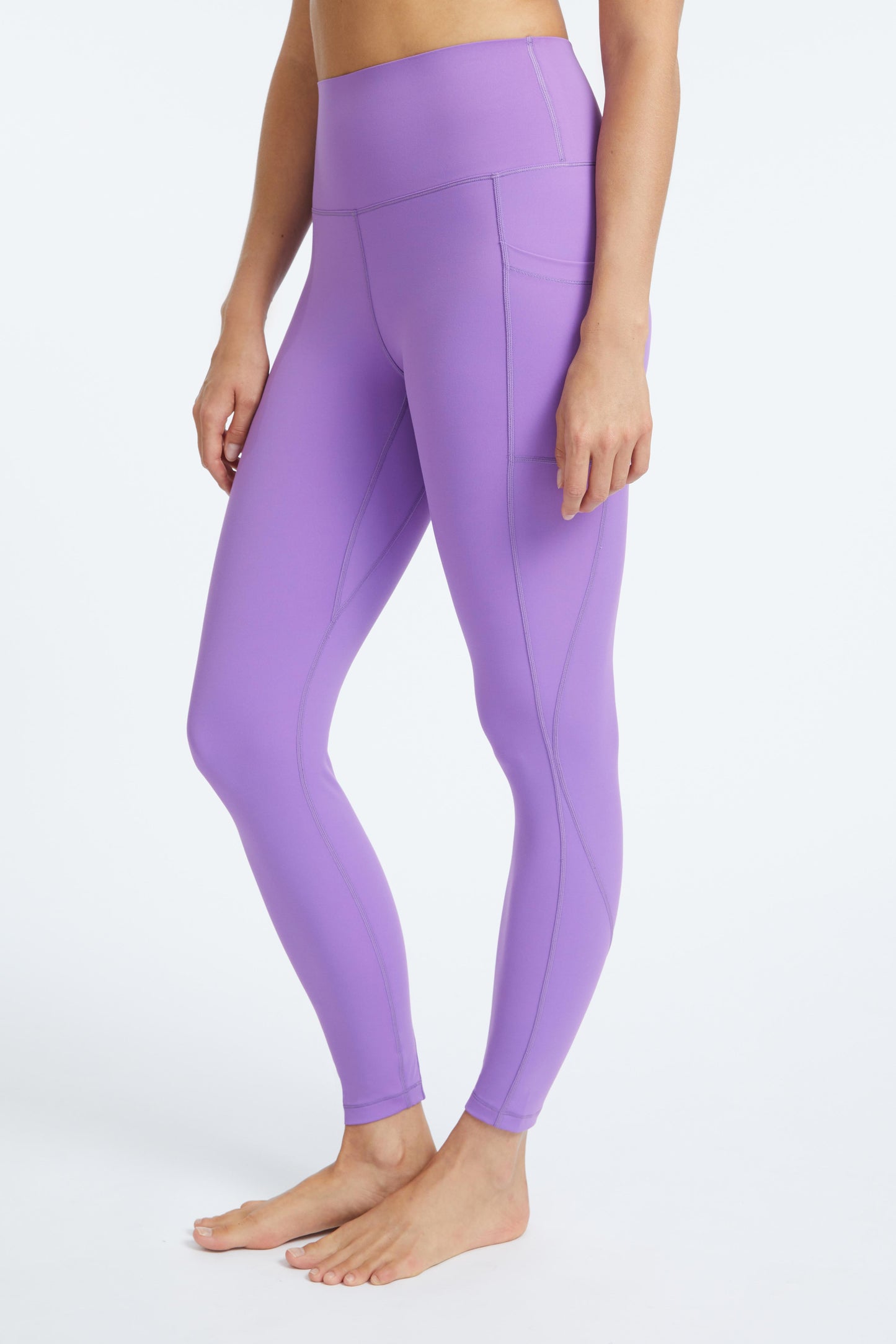 Curved Seam Side Legging Dewberry