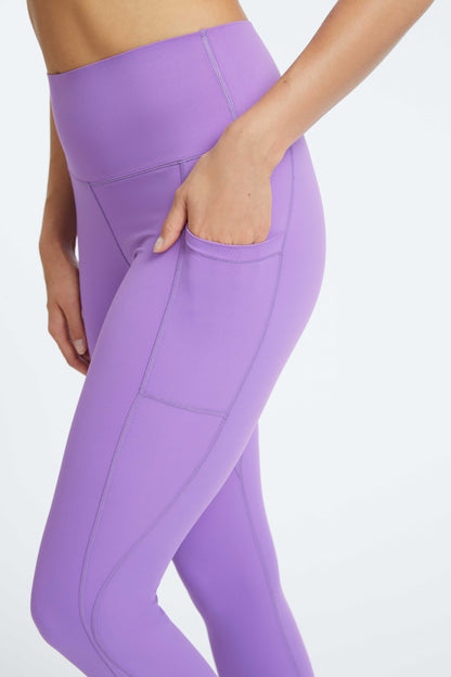 Curved Seam Side Legging Dewberry