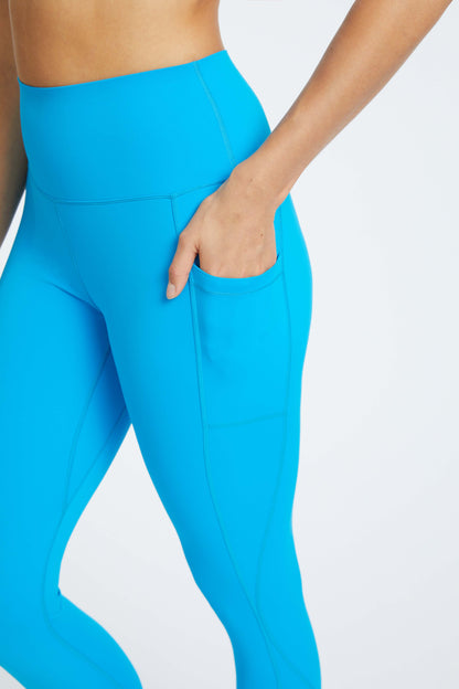 Curved Seam Side Legging Ocean