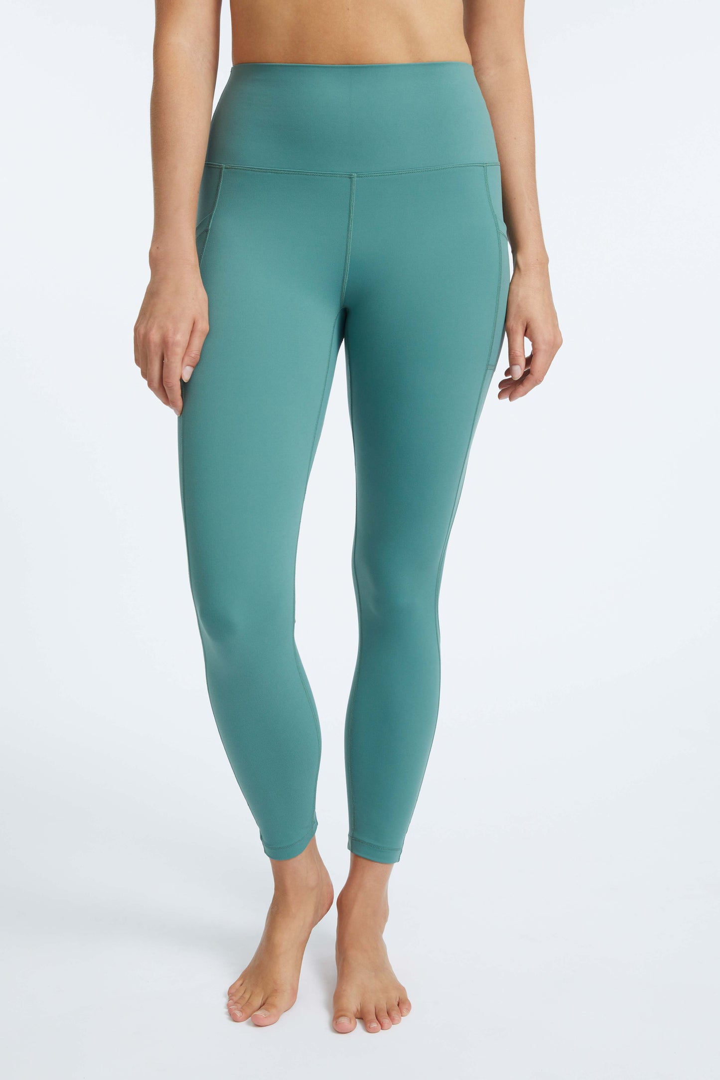 Curved Seam Side Legging Sage