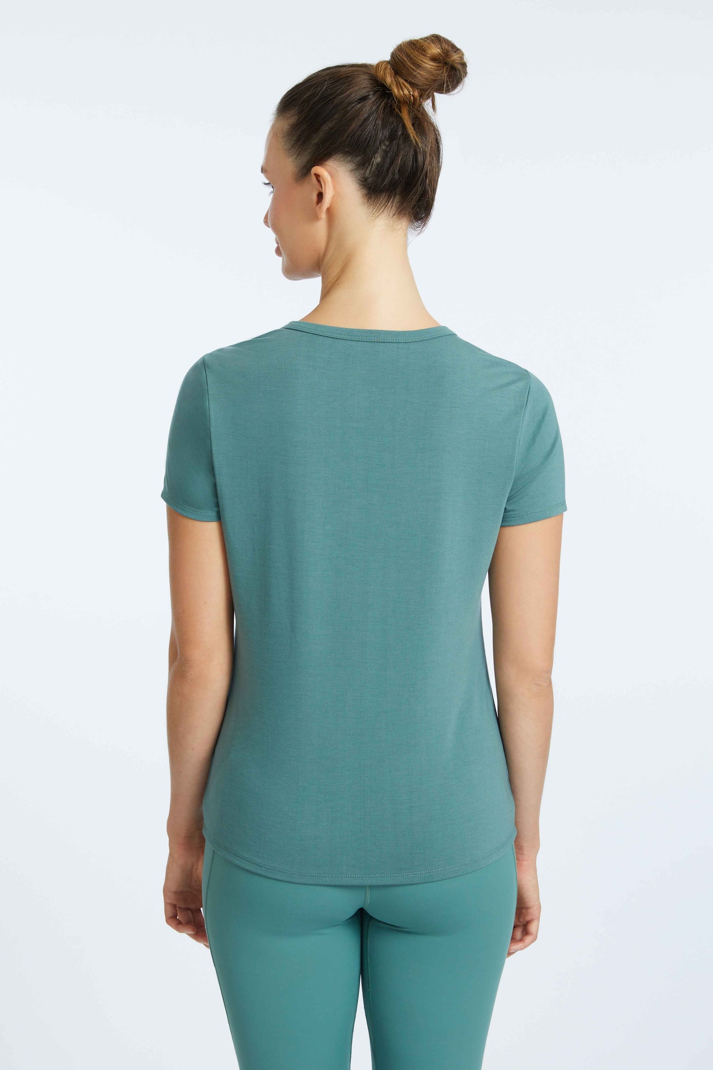 Short Sleeve Fitted Performance Tee Sage