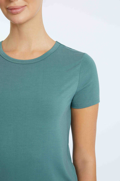 Short Sleeve Fitted Performance Tee Sage