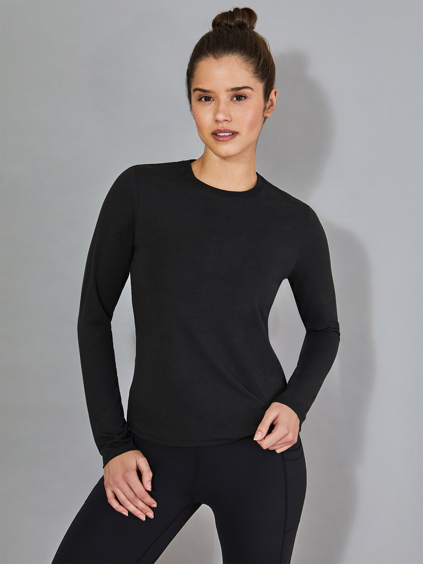 Long Sleeve Fitted Performance Tee